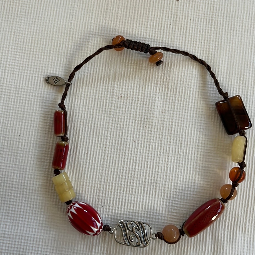 Silpada retired bracelet. Happy Saturday Sterling Aventurine Agate Quartzite EUC